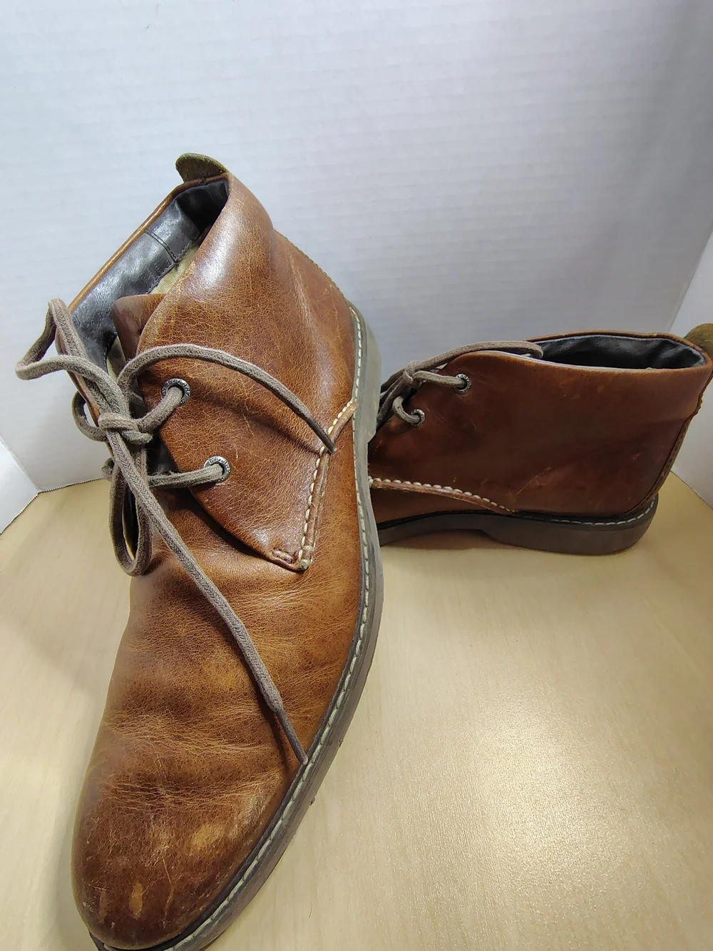 Sperry Tan Leather Chukka Boots